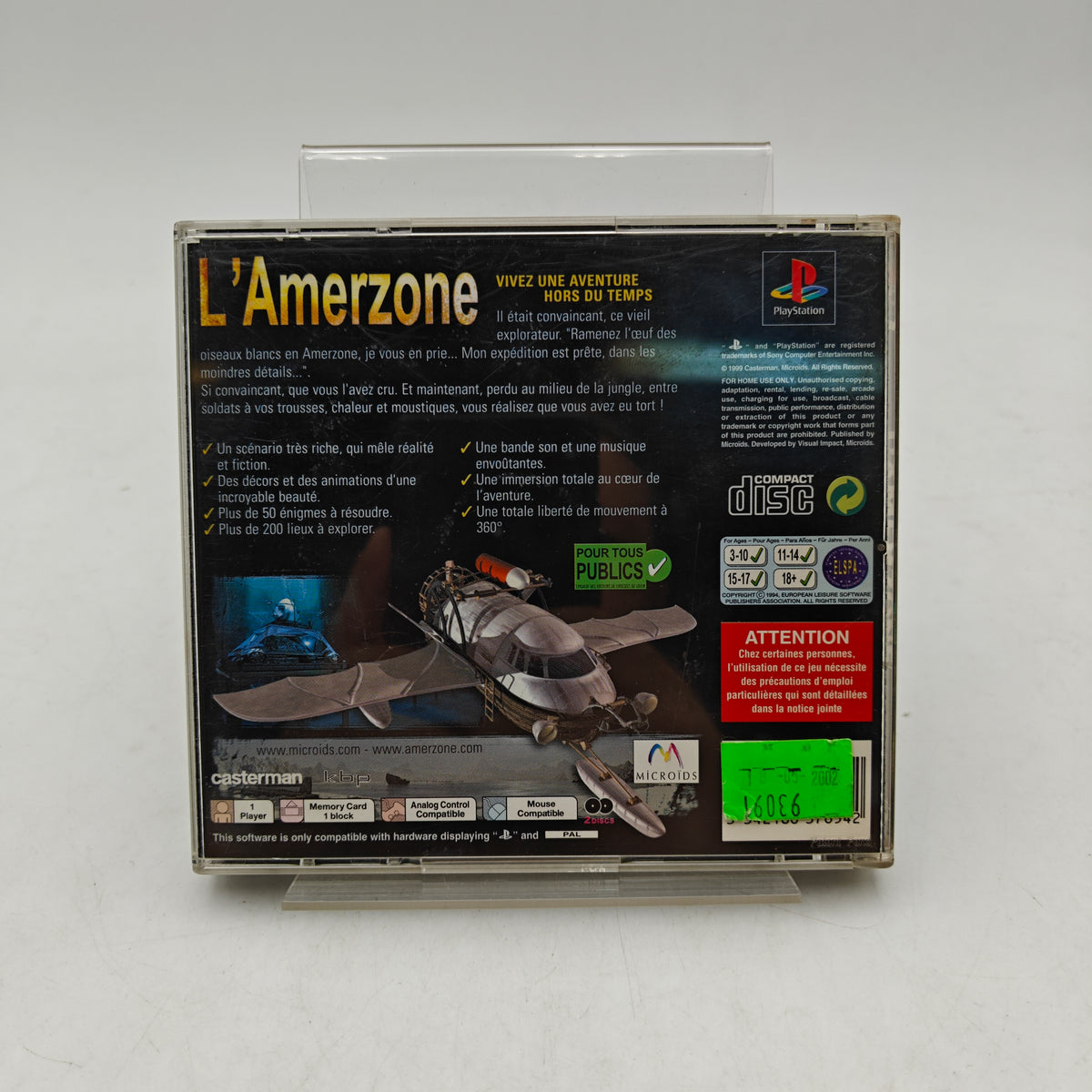 L'AMERZONE - PLAYSTATION 1