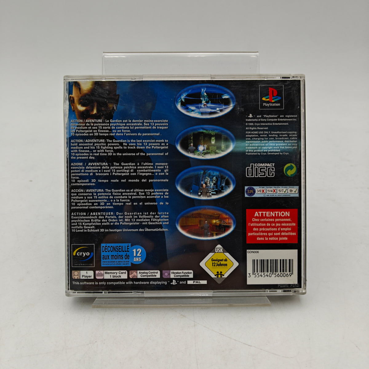 THE GUARDIAN OF DARKNESS - PLAYSTATION 1
