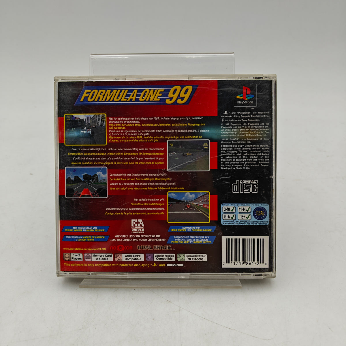 FORMULA ONE 99 - PLAYSTATION 1