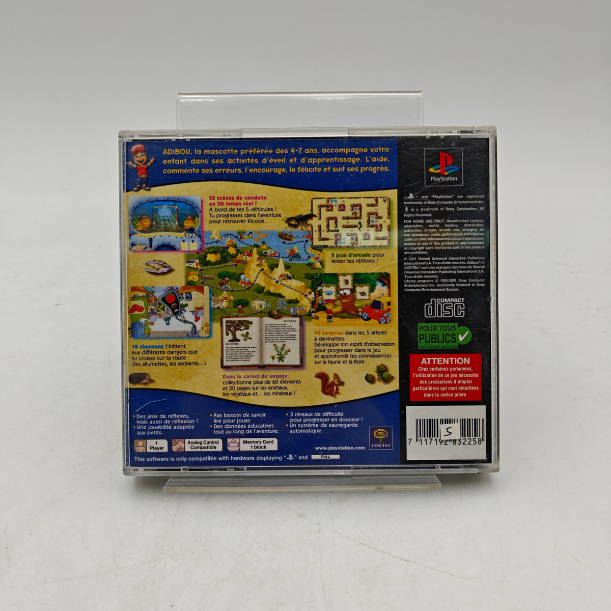 ADIBOU ET L'OMBRE VERTE - PLAYSTATION 1