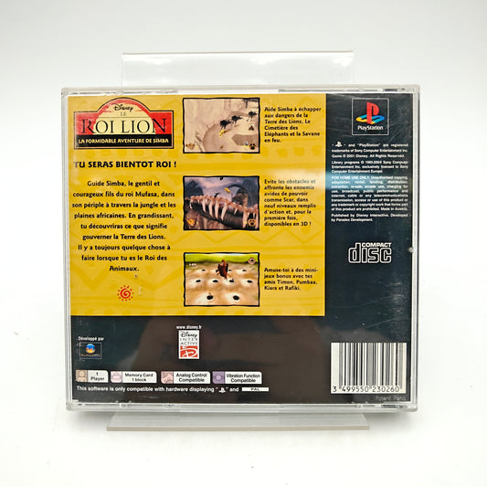 DISNEY LE ROI LION : LA FORMIDABLE AVENTURE DE SIMBA - PLAYSTATION 1