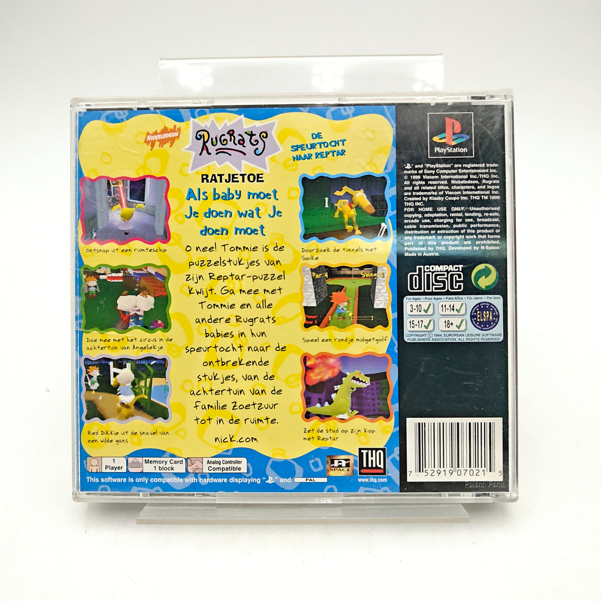 RUGRATS - PLAYSTATION 1