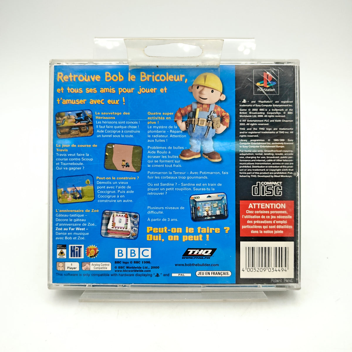 BOB LE BRICOLEUR : RÉPARER C'EST GAGNÉ ! - PLAYSTATION 1