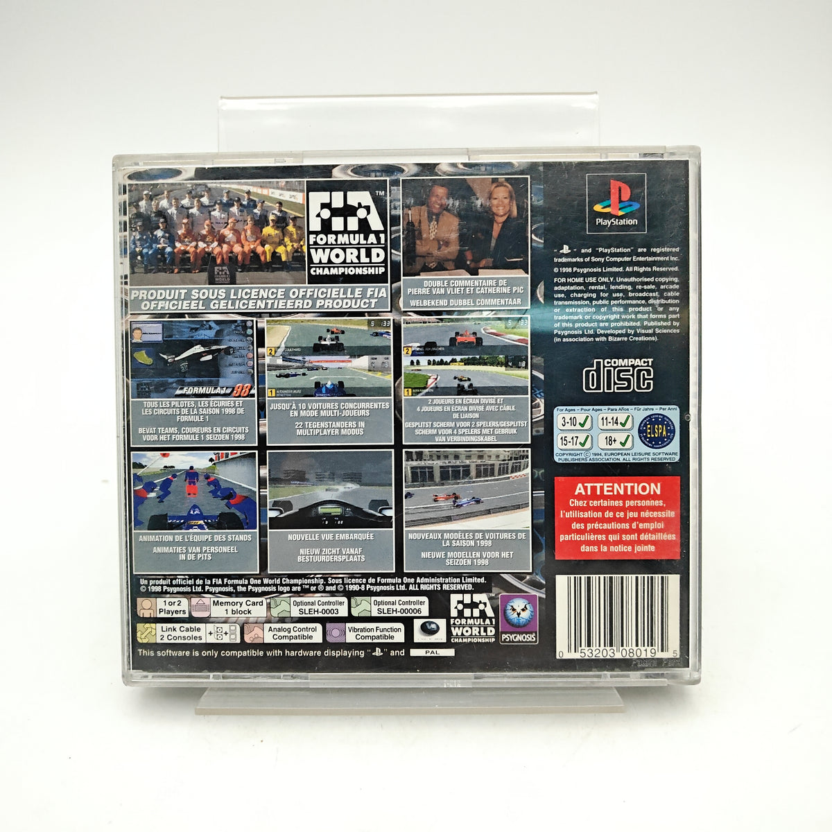 FORMULA 1 98 - PLAYSTATION 1