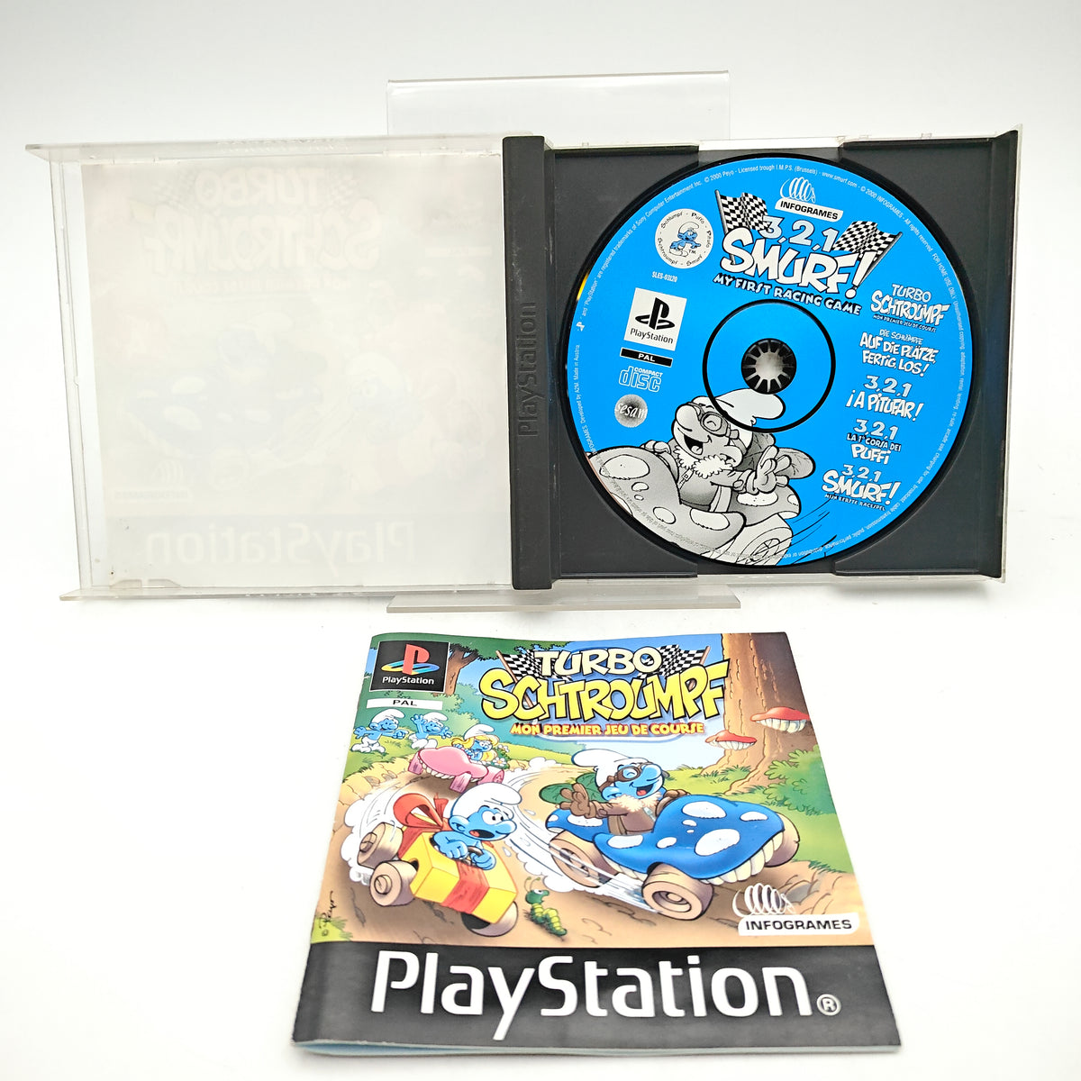 TURBO SCHTROUMPF - PLAYSTATION 1