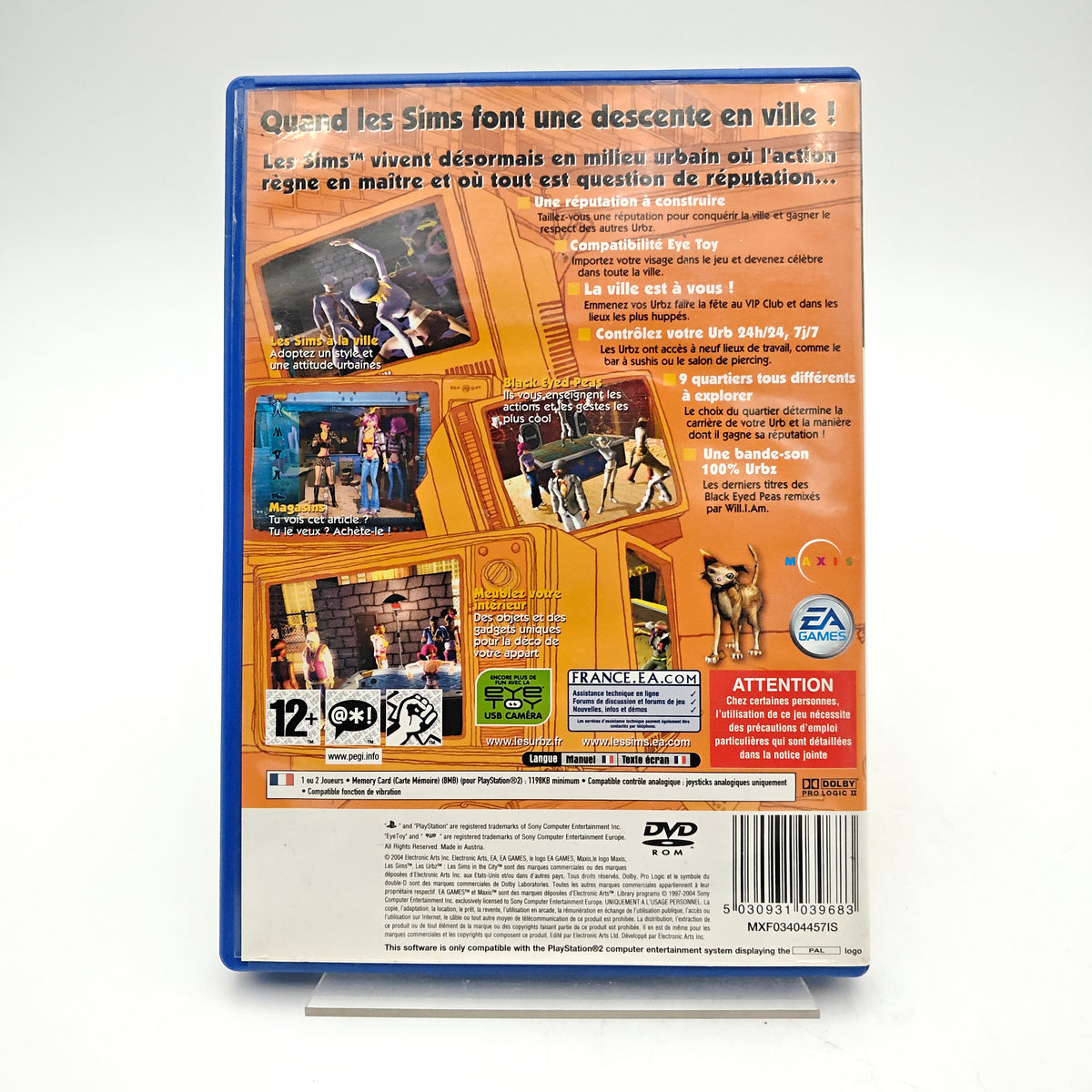 LES URBZ : LES SIMS IN THE CITY - PLAYSTATION 2