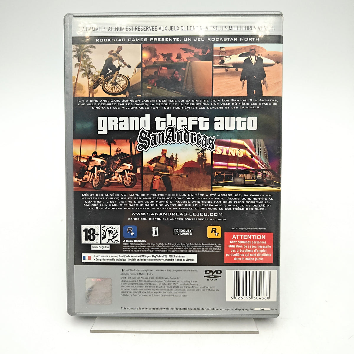 GRAND THEFT AUTO: SAN ANDREAS - PLAYSTATION 2
