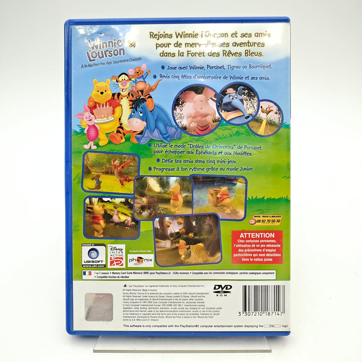 DISNEY WINNIE L'OURSON : À LA RECHERCHE DES SOUVENIRS OUBLIÉS - PLAYSTATION 2