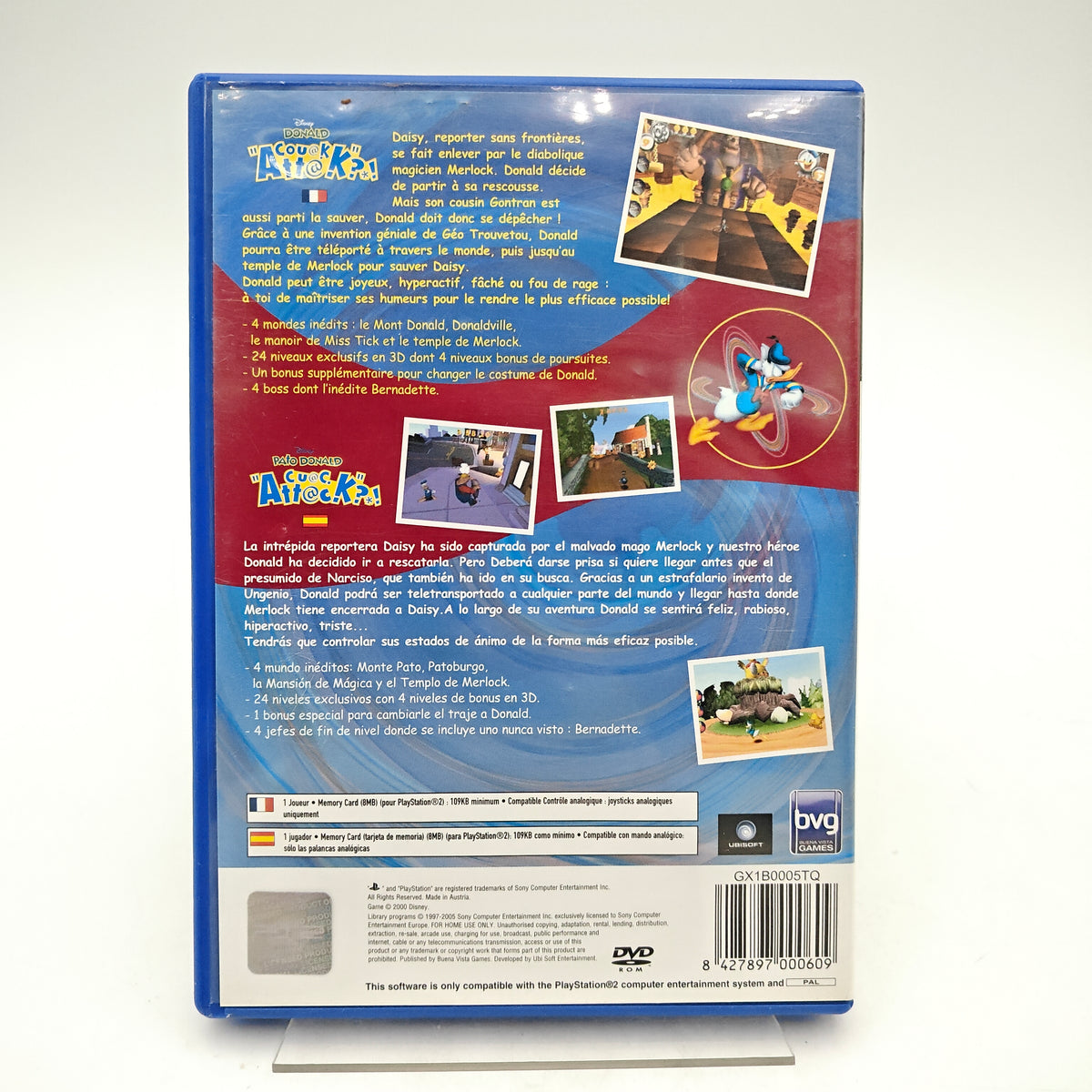 DISNEY'S DONALD DUCK QUACK ATTACK - PLAYSTATION 2