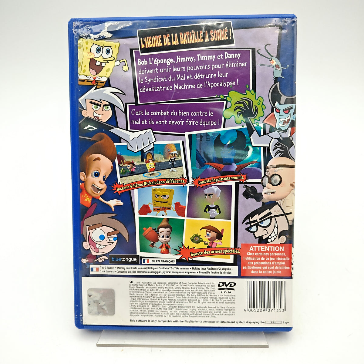 BOB L'ÉPONGE ET SES AMIS : UN POUR TOUS, TOUS POUR UN ! - PLAYSTATION 2