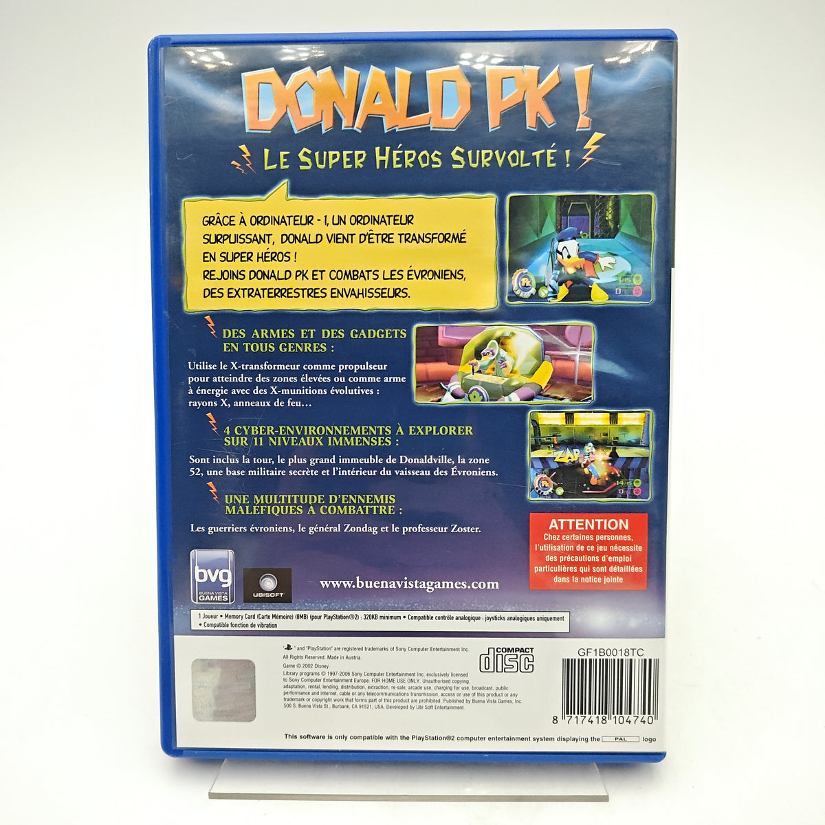 DISNEY DONALD : QUI EST PK ? - PLAYSTATION 2
