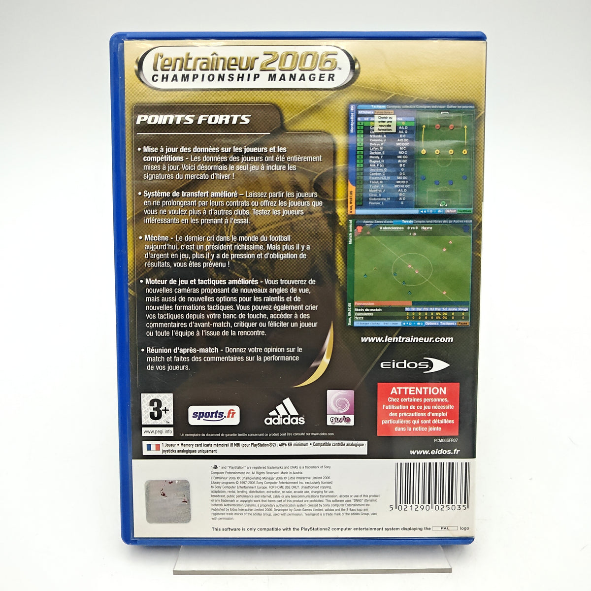 L'ENTRAÎNEUR 2006 - PLAYSTATION 2