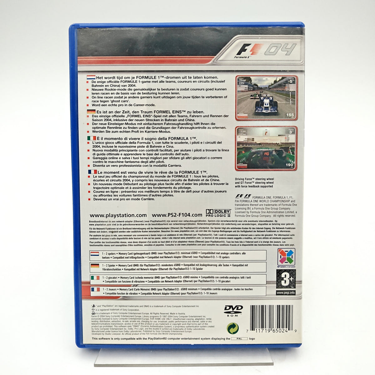 FORMULA ONE 04 - PLAYSTATION 2