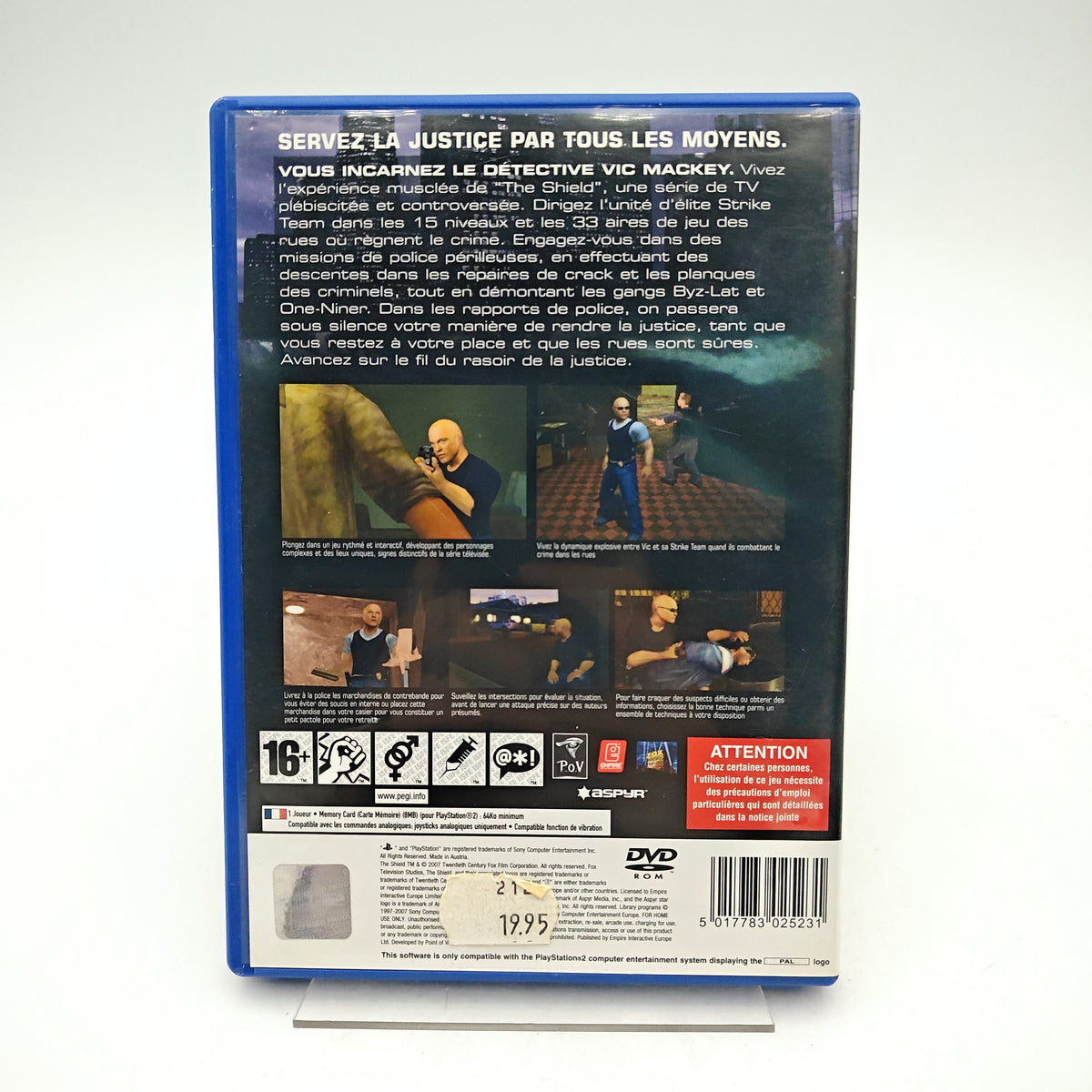 THE SHIELD THE GAME - PLAYSTATION 2