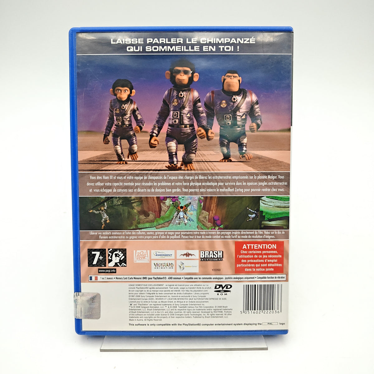 LES CHIMPANZÉS DE L'ESPACE - PLAYSTATION 2