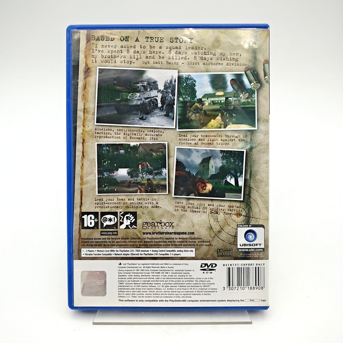 BROTHERS IN ARMS: ROAD TO HILL 30 - PLAYSTATION 2
