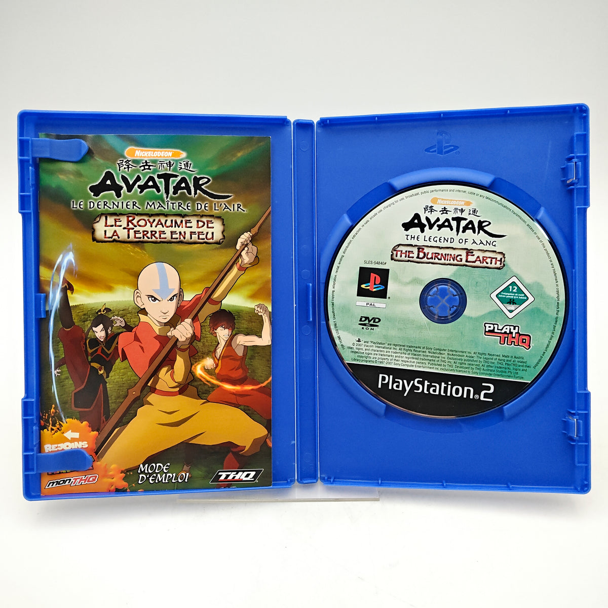 AVATAR : LE DERNIER MAÎTRE DE L'AIR – LE ROYAUME DE LA TERRE EN FEU - PLAYSTATION 2