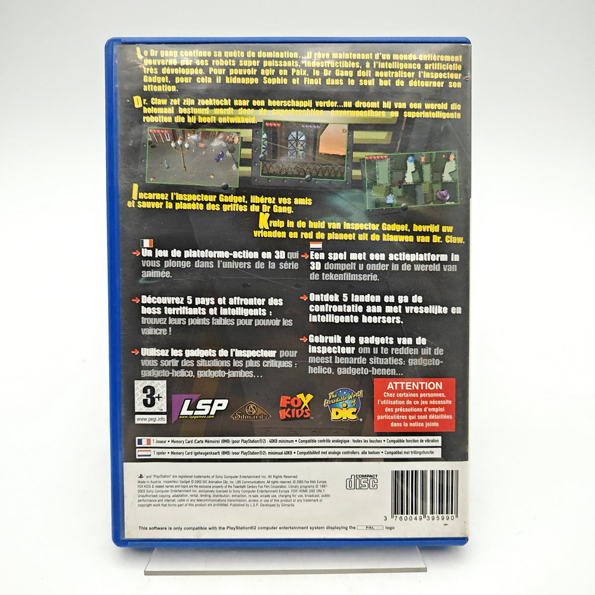 INSPECTEUR GADGET : L'INVASION DES ROBOTS MAD - PLAYSTATION 2