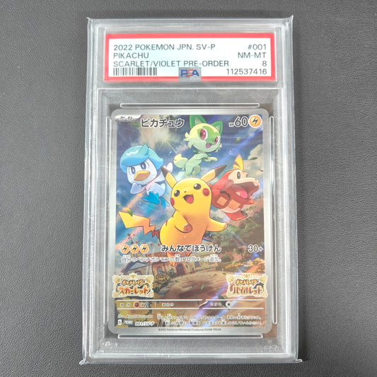 PIKACHU (SV-P 001) (PSA 9)