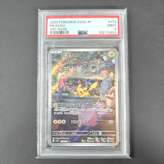 PIKACHU (SV2A 173) (PSA 9)