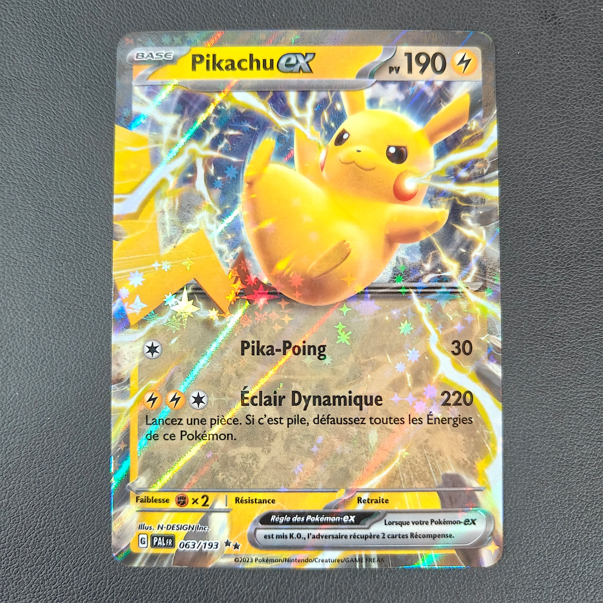 PIKACHU EX (PAL 063)