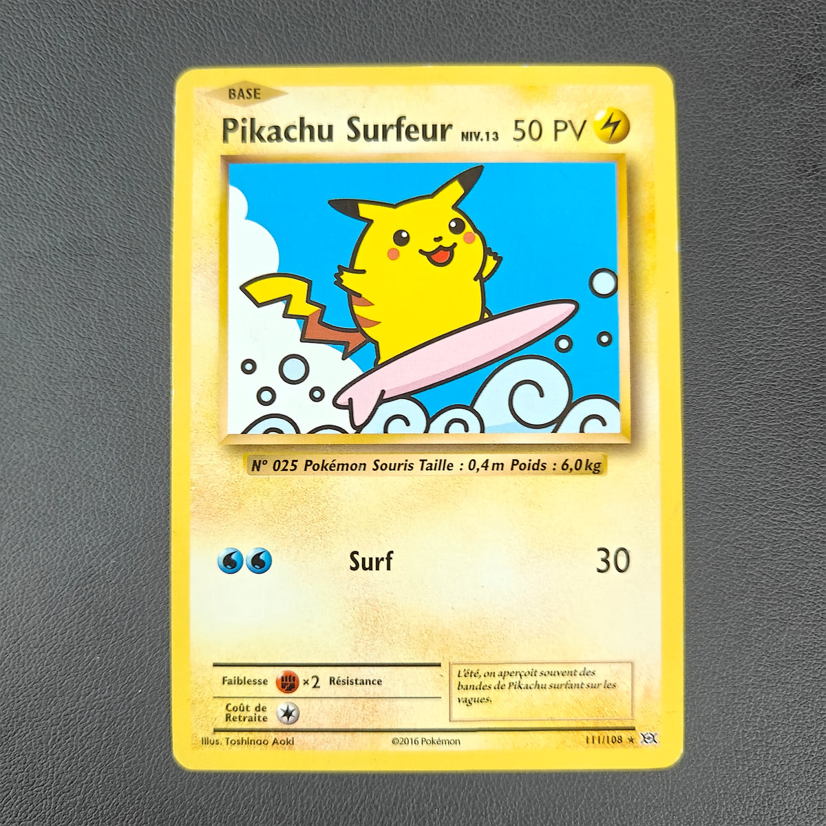 PIKACHU SURFEUR (EVO 111)
