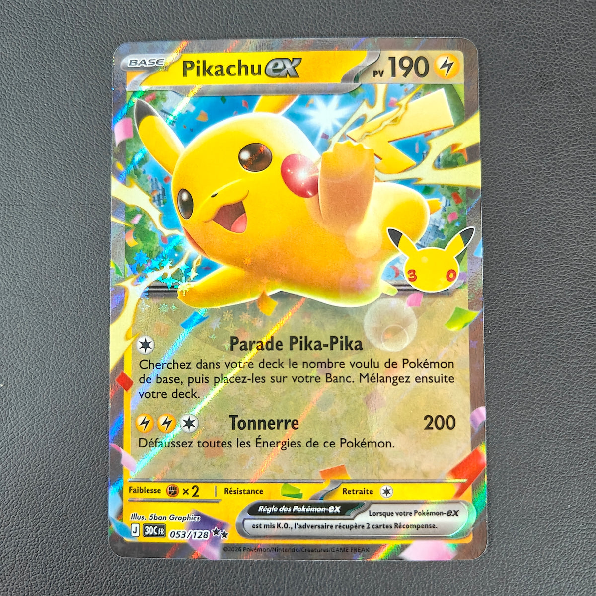 PIKACHU EX (30C 053)