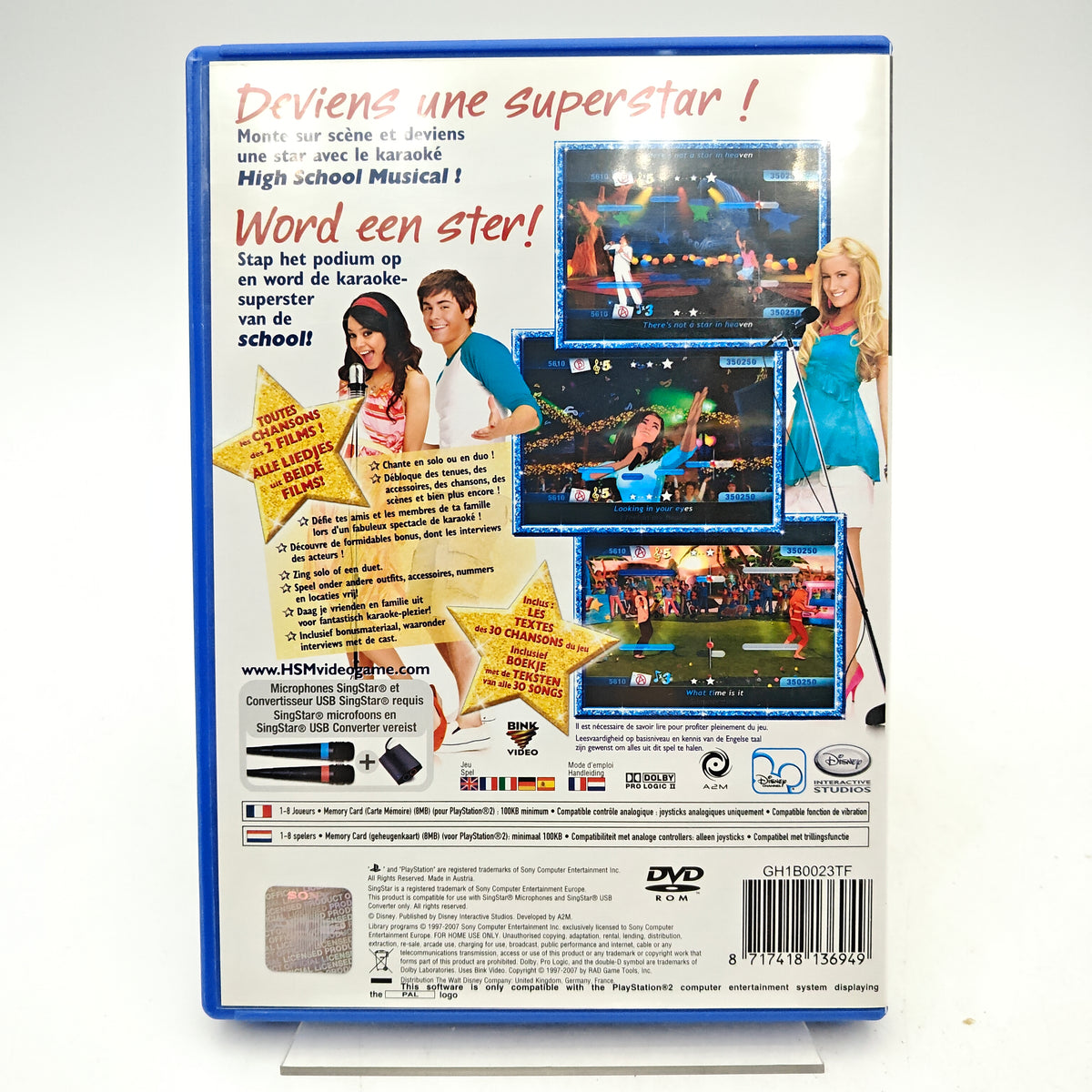 HIGH SCHOOL MUSICAL: SING IT! - PLAYSTATION 2