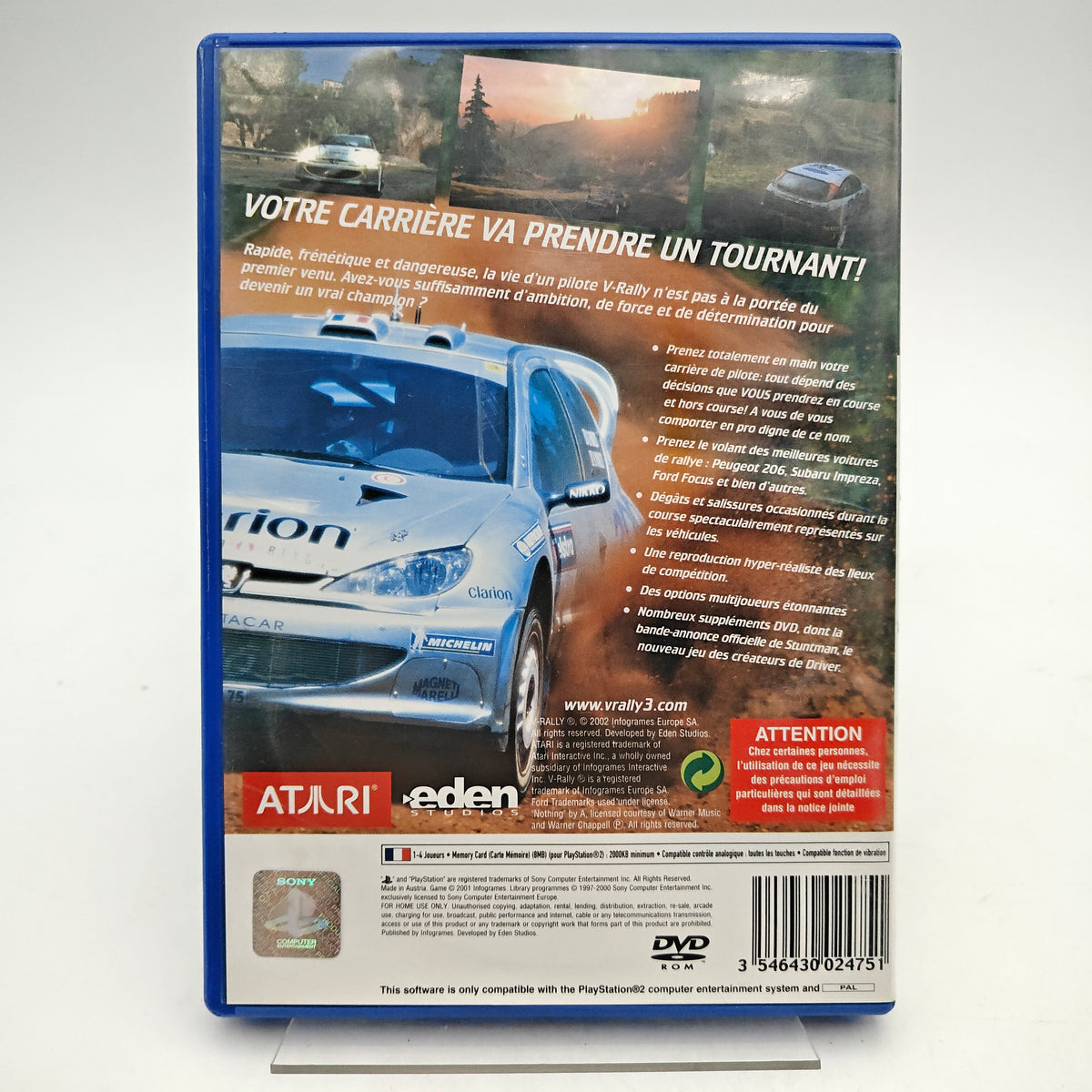 V-RALLY 3 - PLAYSTATION 2