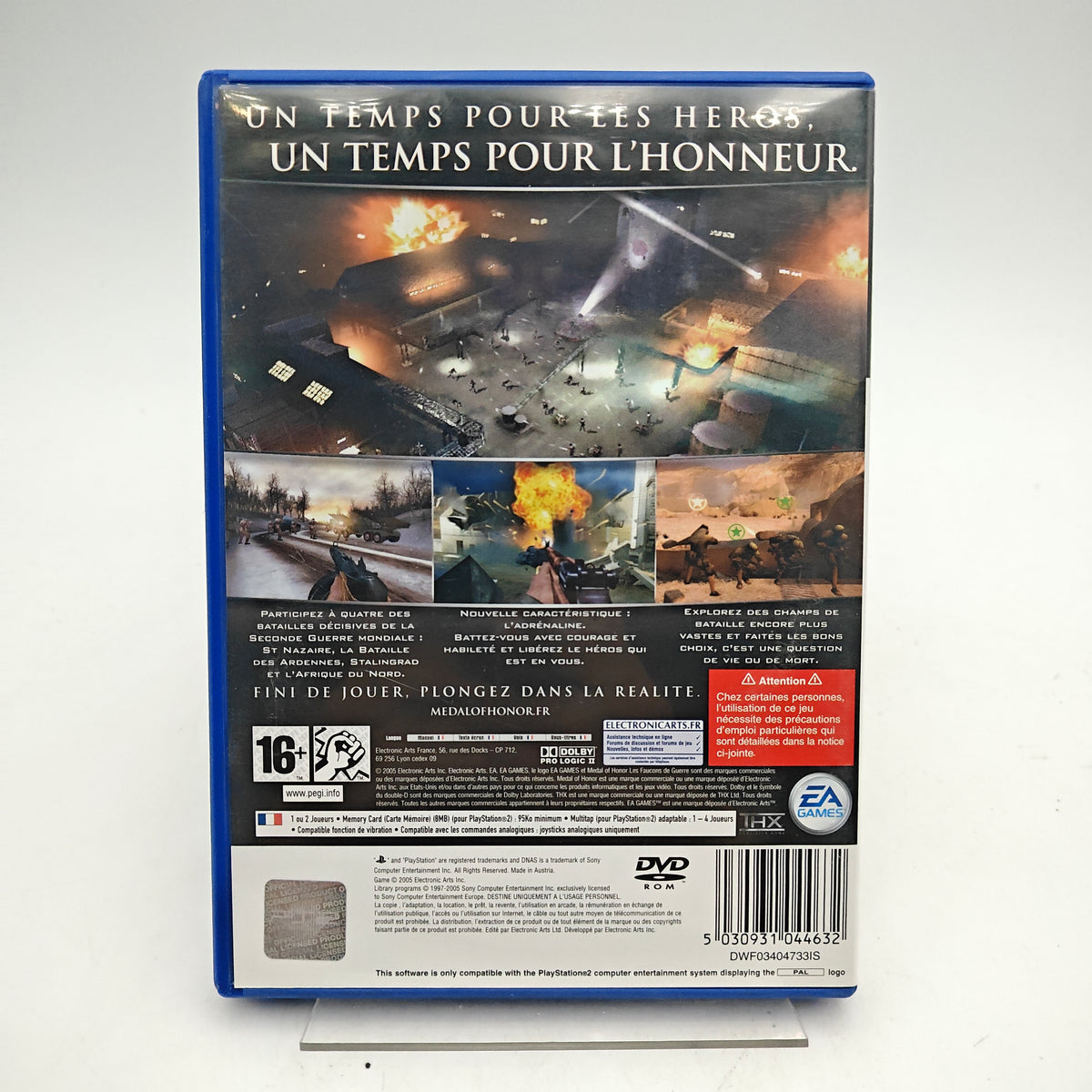 MEDAL OF HONOR : LES FAUCONS DE GUERRE - PLAYSTATION 2
