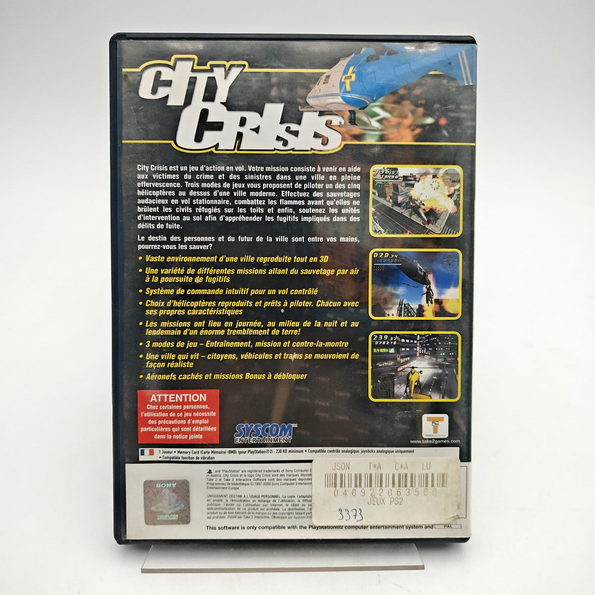 CITY CRISIS - PLAYSTATION 2