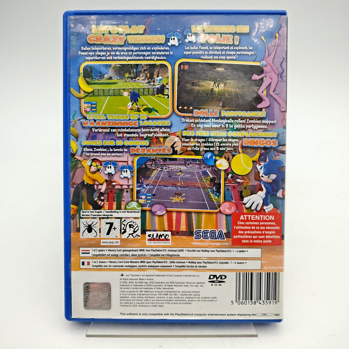 SEGA SUPERSTARS TENNIS - PLAYSTATION 2