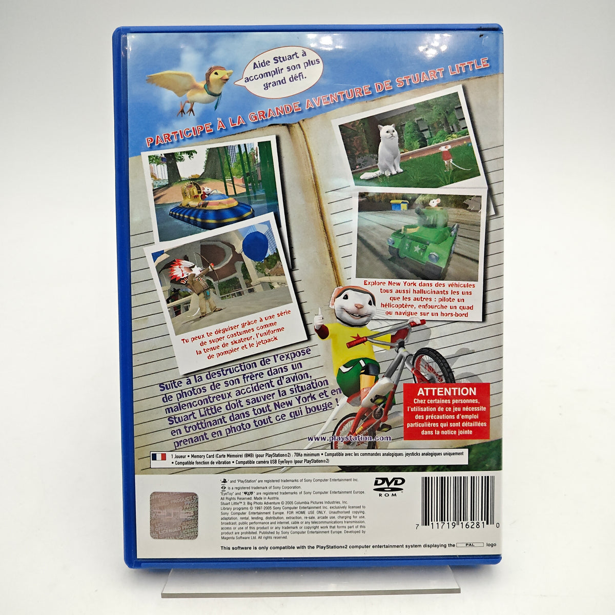 STUART LITTLE 3 : L'AVENTURE PHOTOGRAPHIQUE - PLAYSTATION 2