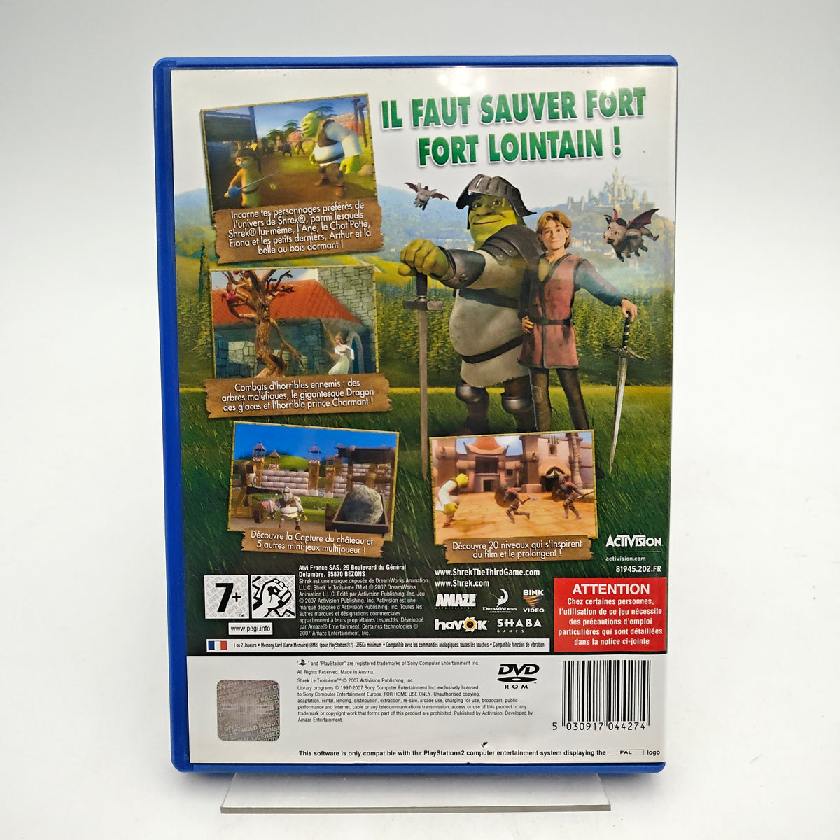 SHREK LE TROISIÈME - PLAYSTATION 2