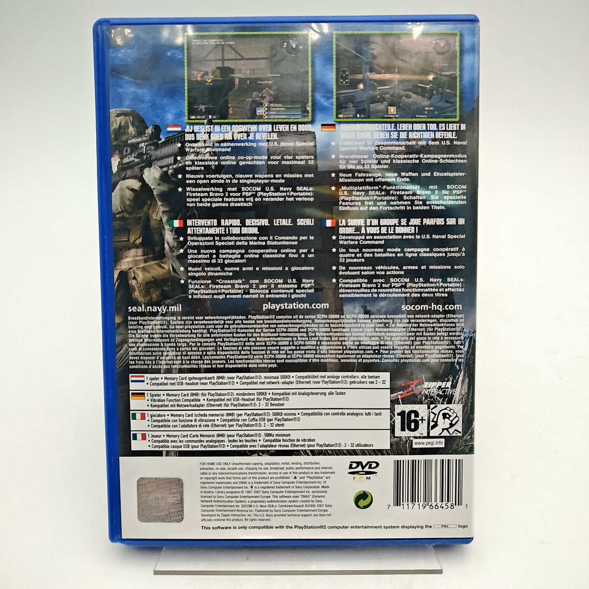 SOCOM U.S. NAVY SEALS: COMBINED ASSAULT - PLAYSTATION 2