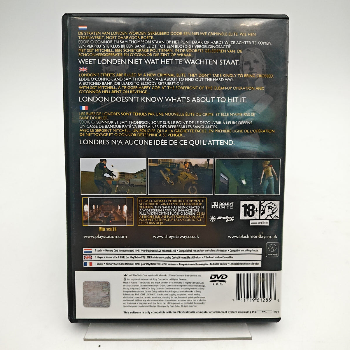 THE GETAWAY: BLACK MONDAY - PLAYSTATION 2
