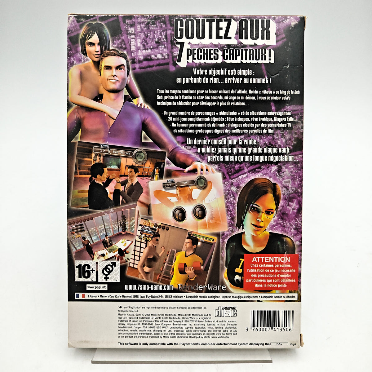 7 SINS - PLAYSTATION 2