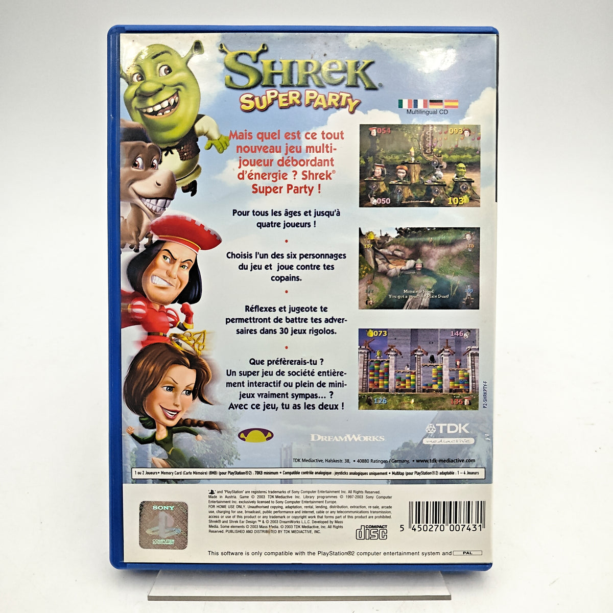 SHREK SUPER PARTY - PLAYSTATION 2
