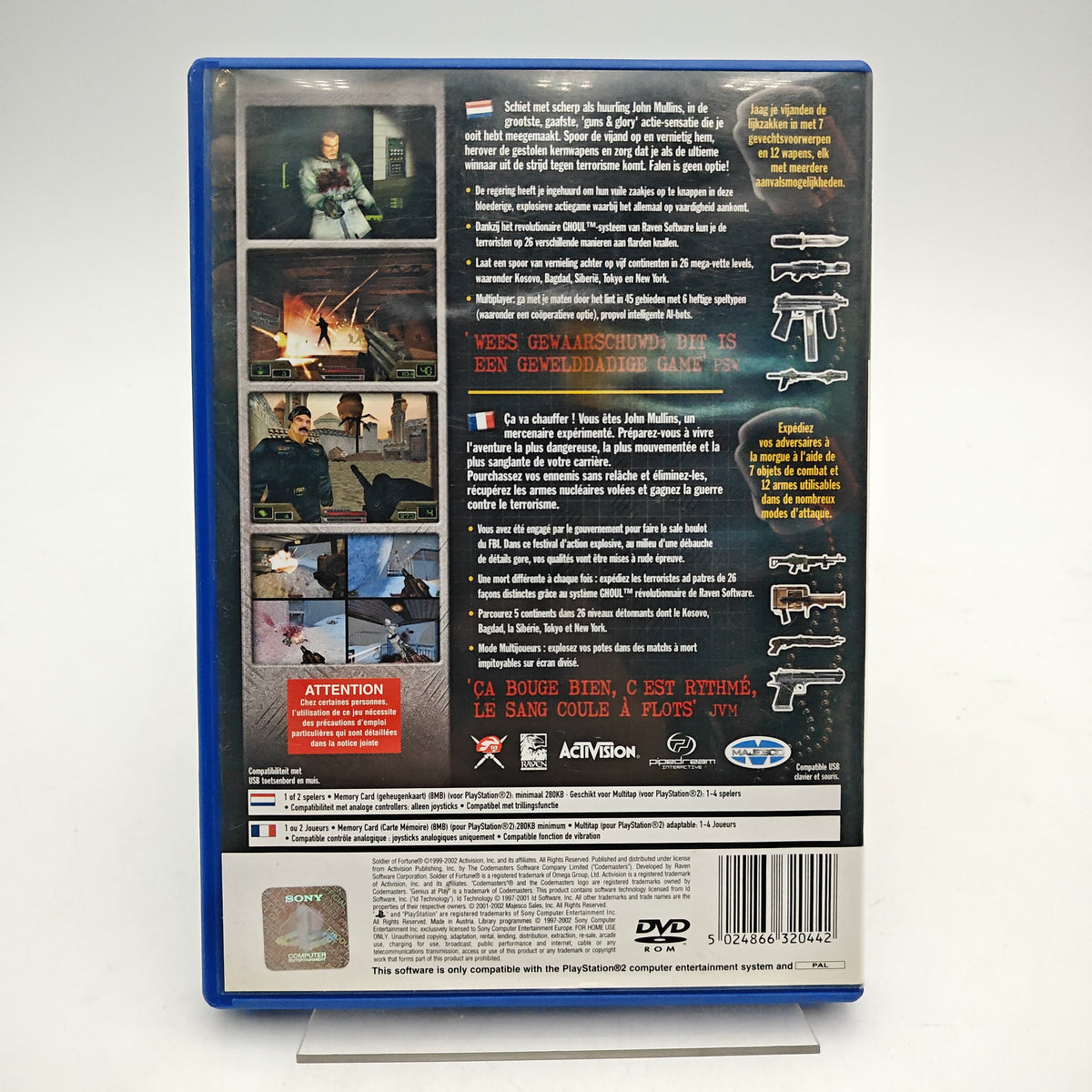 SOLDIER OF FORTUNE GOLD EDITION - PLAYSTATION 2