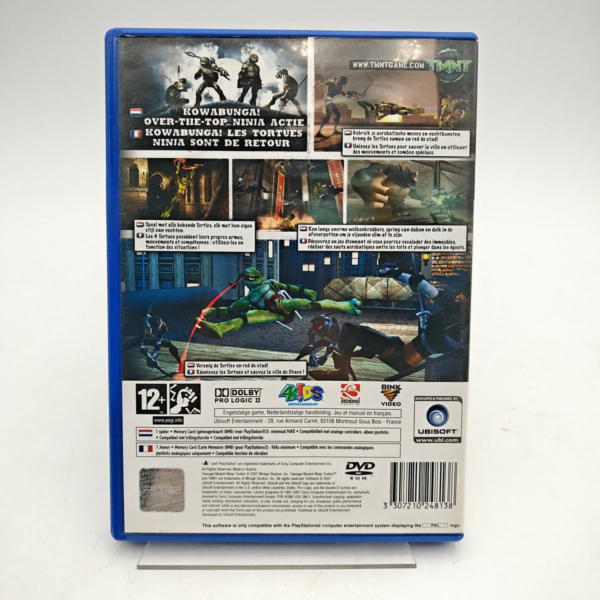 TMNT: TEENAGE MUTANT NINJA TURTLES - PLAYSTATION 2