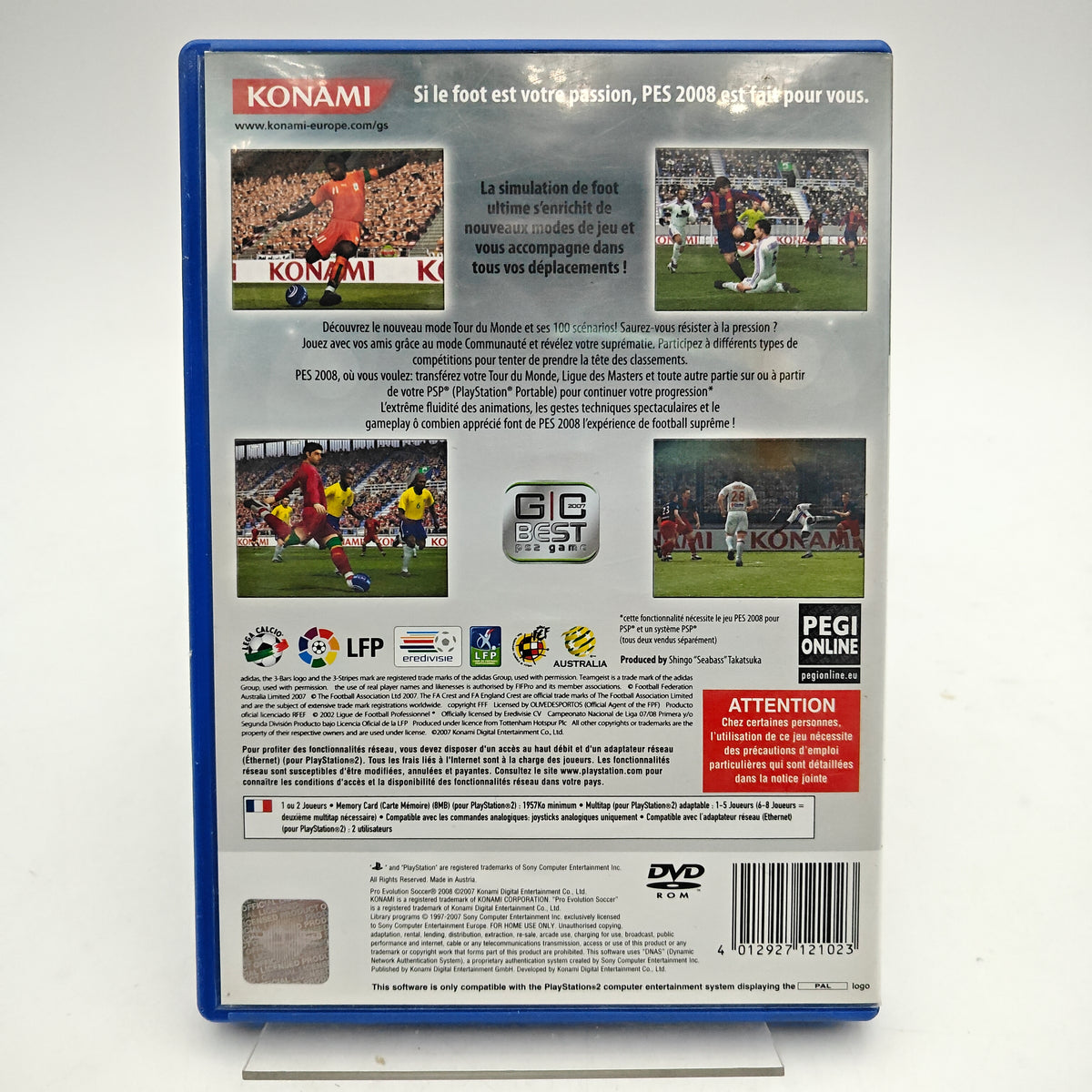 PRO EVOLUTION SOCCER 2008 - PLAYSTATION 2