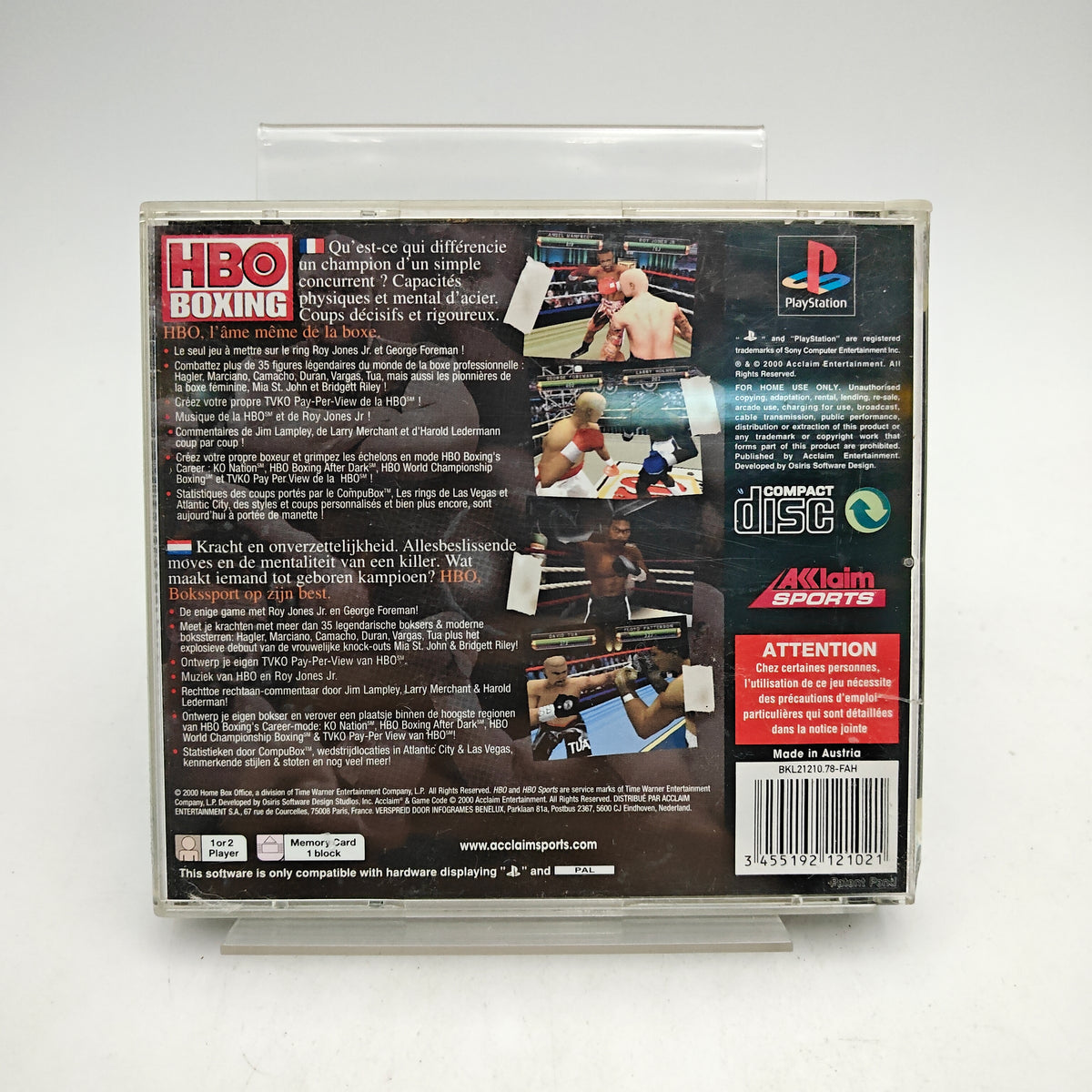 HBO BOXING - PLAYSTATION 1