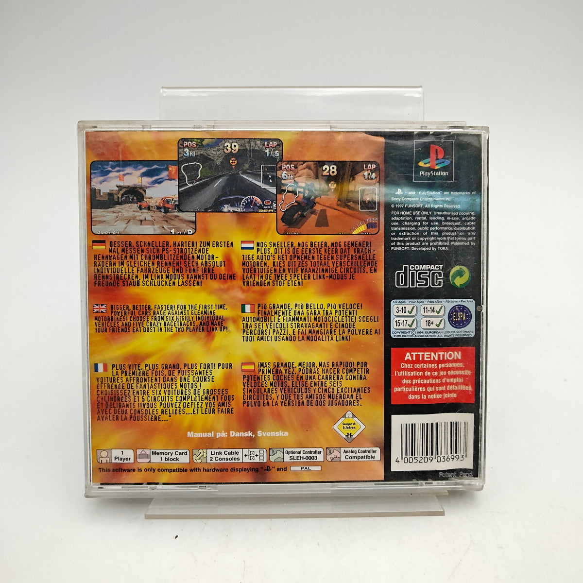 EXPLOSIVE RACING - PLAYSTATION 1