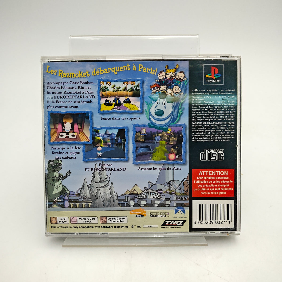 LES RAZMOKET À PARIS : LE FILM - PLAYSTATION 1