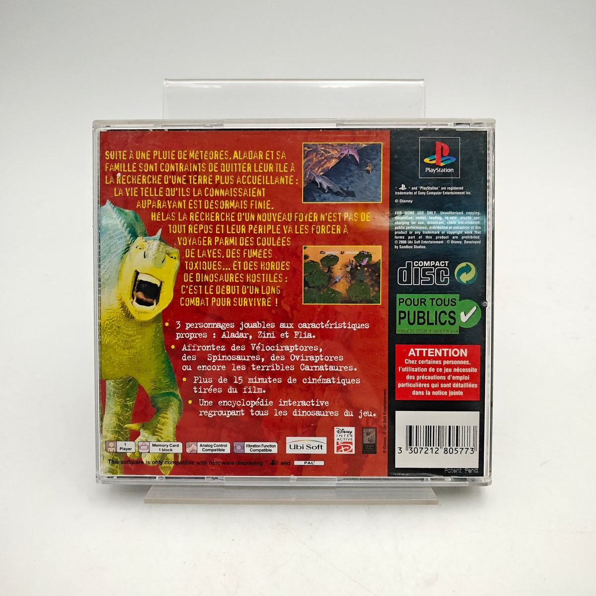 DISNEY DINOSAURE - PLAYSTATION 1