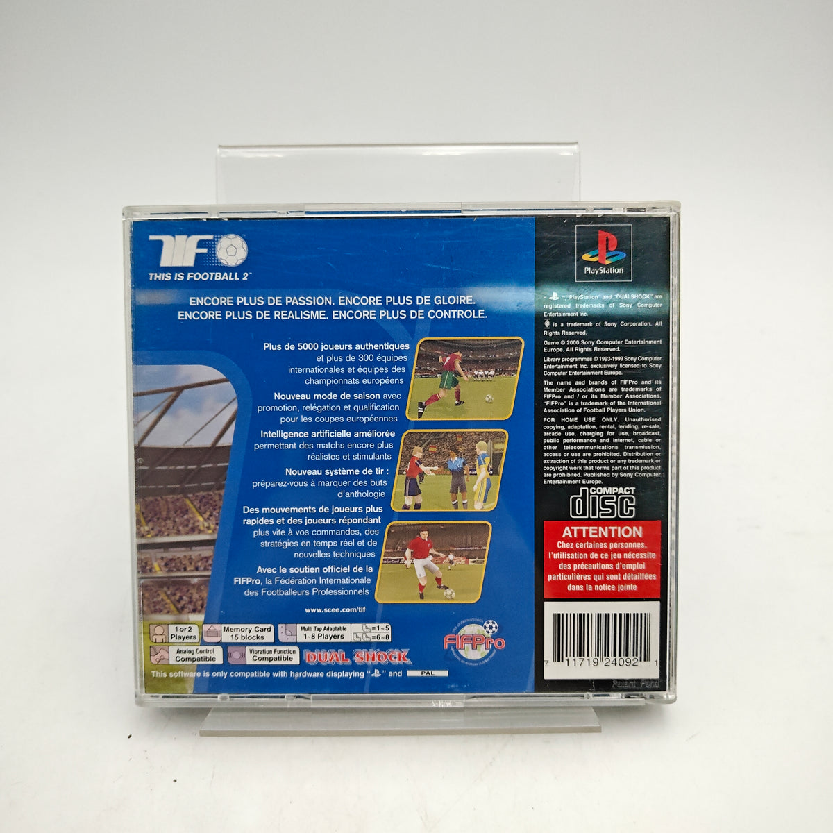 THIS IS FOOTBALL 2 - PLAYSTATION 1