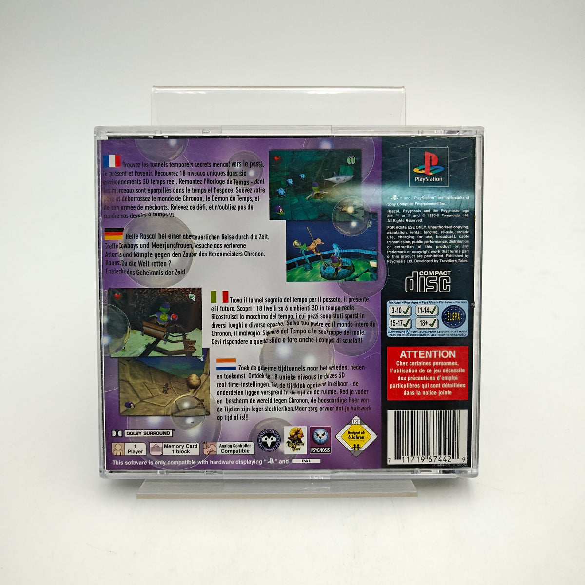 RASCAL - PLAYSTATION 1