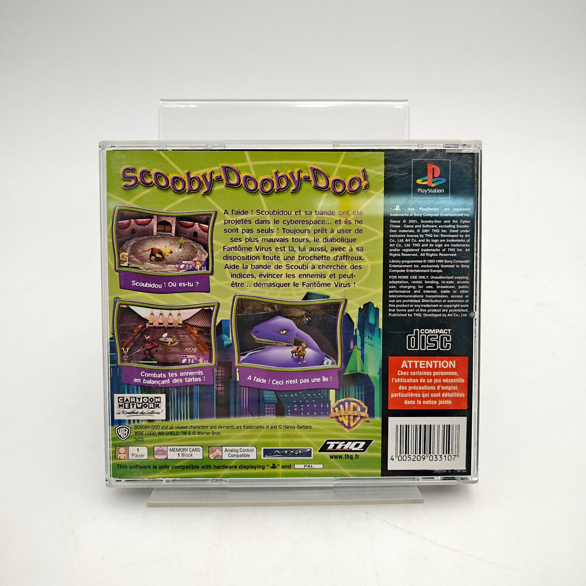 SCOOBY-DOO! ET LA CYBERTRAQUE - PLAYSTATION 1