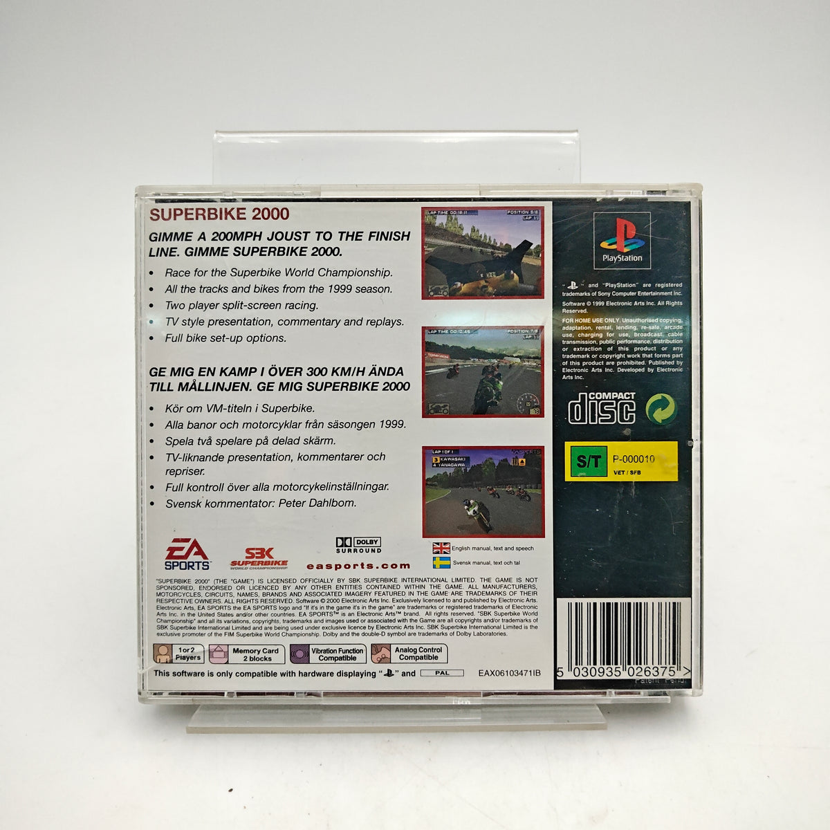 SUPERBIKE 2000 - PLAYSTATION 1
