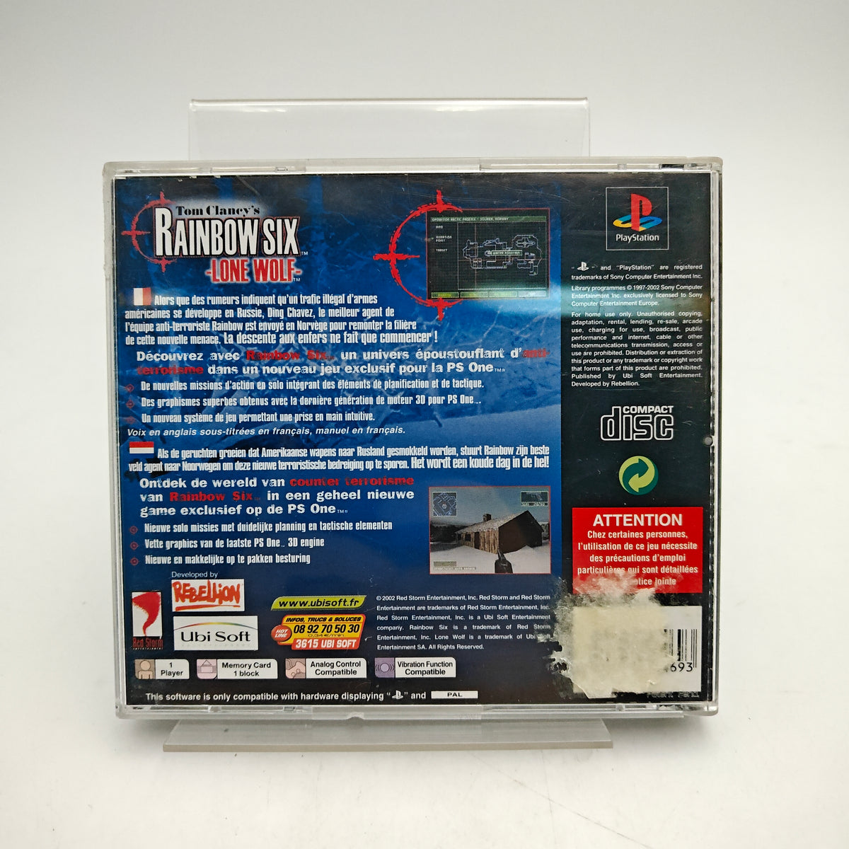 RAINBOW SIX: LONE WOLF - PLAYSTATION 1